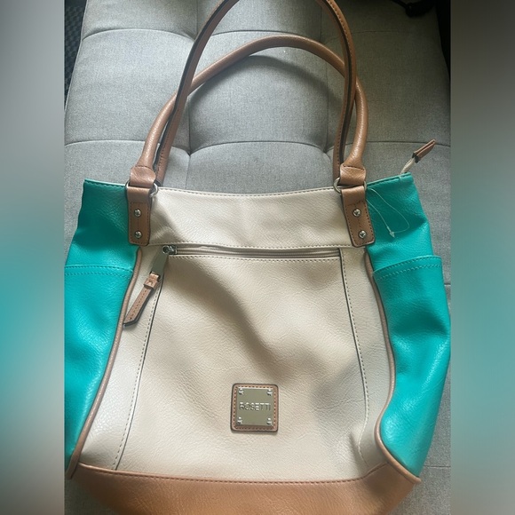 Rosetti satchel shoulder bag turquoise - Picture 1 of 2